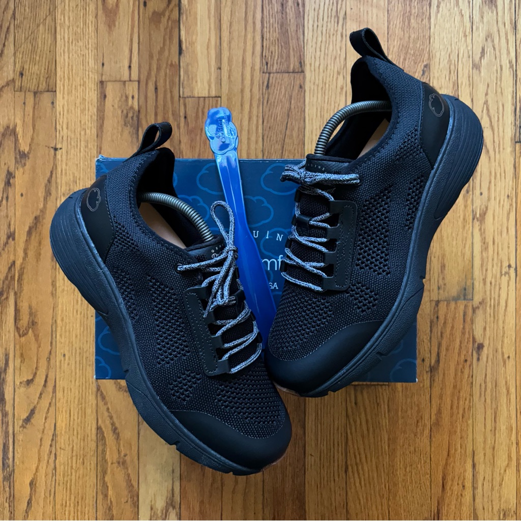 Dr. Comfort Orthopedic Jack Men’s Black Athletic Sneakers